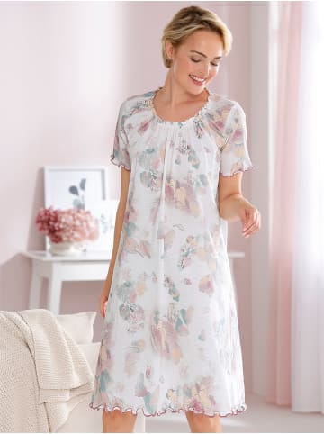 WITT WEIDEN Nachthemd in weiß-mint-bedruckt