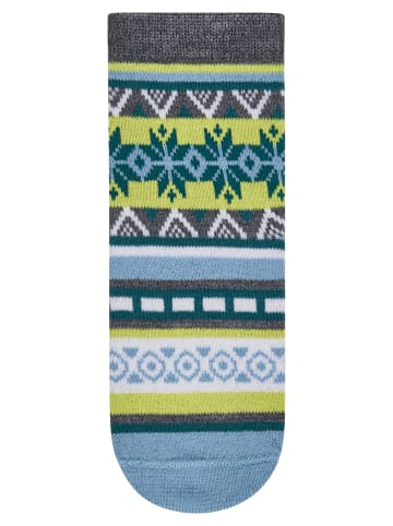Sterntaler Socken Wolle Norweger in helles blau