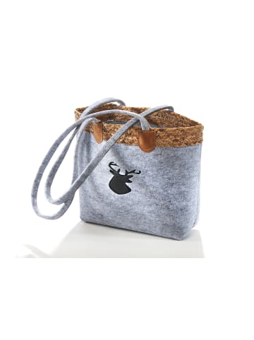 kobolo Einkaufstasche GREYDEERBAG in Grau