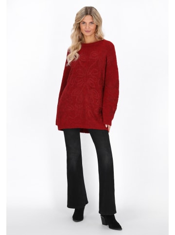 usha FESTIVAL Women Sweater in burgundy