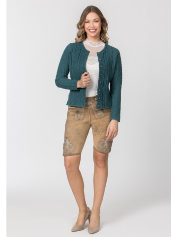 Stockerpoint Stockerpoint Trachtenstrickjacke Lavina in petrol