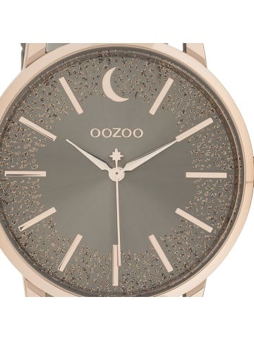 Oozoo Armbanduhr Oozoo Timepieces taupe, grau groß (ca. 40mm)