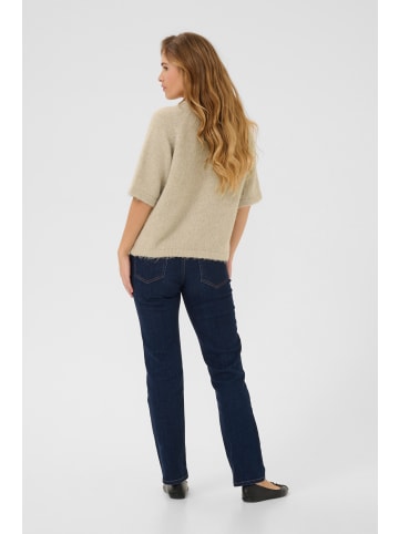 Kaffe Strickpullover KAemilie Baggy fit in Feather Gray Melange