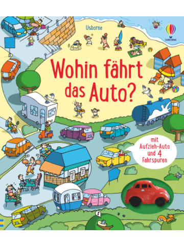Usborn Buch - Wohin fährt das Auto?