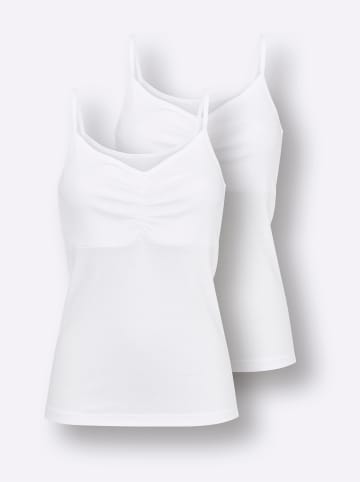 WITT WEIDEN BH-Hemd ohne Bügel in weiß