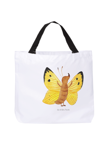 Mr. & Mrs. Panda Tote Bag Schmetterling Zitronenfalter ohne Spruch in Weiß
