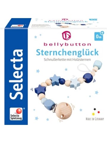 Selecta Schnullerkette Sternchenglück in Blau