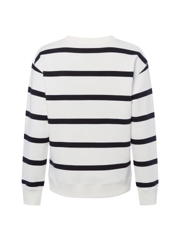 Marie Lund Sweatshirt in weiß marine