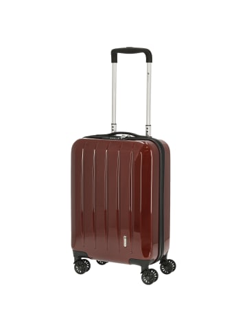 Check.In London 2.0 - 4-Rollen-Trolley 50 cm in carbon rot