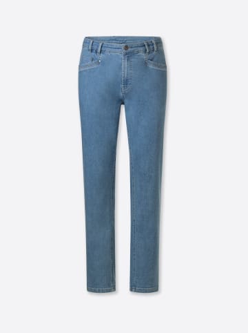 WITT WEIDEN 5-Pocket-Jeans in blue-bleached