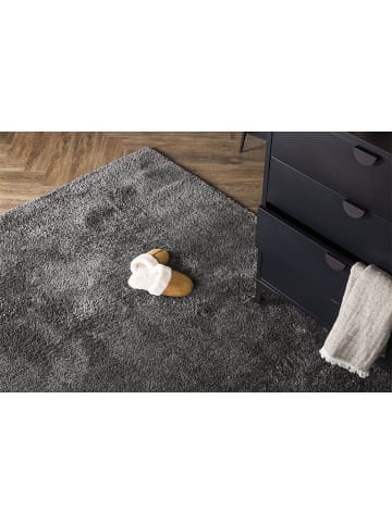 ebuy24 Teppich Walter Dunkel Grau 240 x 340 cm