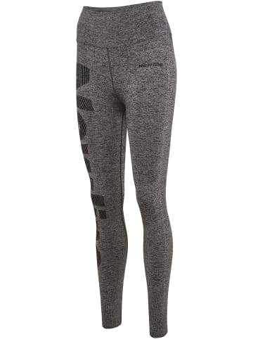 Newline Leggings Jaquard Damen in CHARCOAL GREY/TRUE BLACK