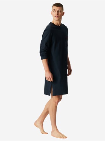 Schiesser Nachthemd Comfort Nightwear in nachtblau