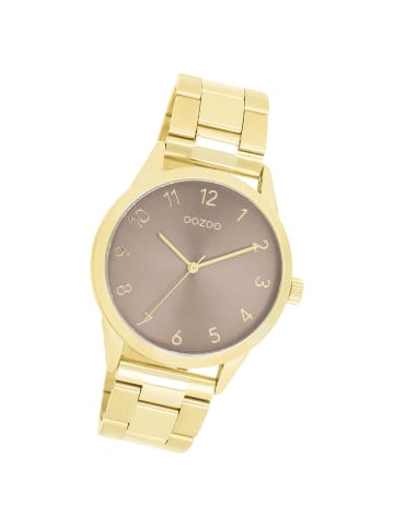 Oozoo Analog-Armbanduhr Oozoo Timepieces gold groß (ca. 40mm)