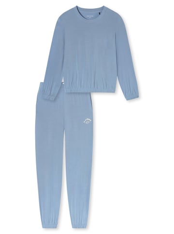 Schiesser Loungeanzug Casual Fashion in graublau