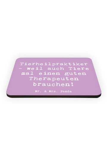Mr. & Mrs. Panda whiteboardmagnet Spruch Tierheilpraktiker mit S... in Lavendeltraum