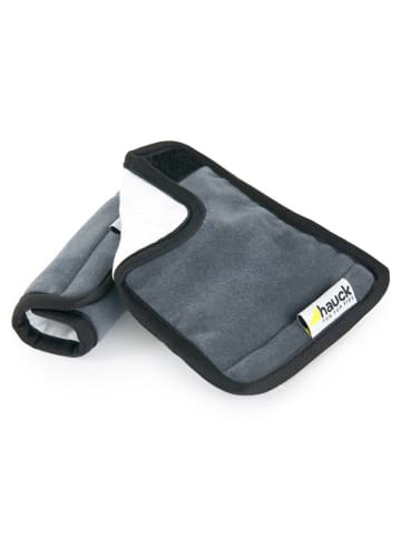 Hauck Gurtpolster Smoothe Me - 2er Pack - Grau in grau,schwarz