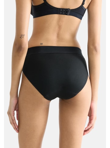 Sloggi Tai Slip Double Comfort T in Schwarz / weiß
