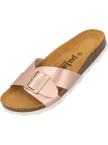 Palado Pantoletten Tinos in Rosa Lack/Gold