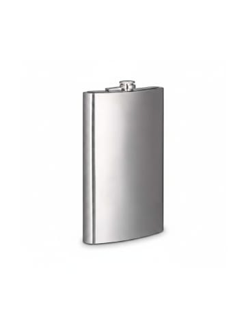 relaxdays 9 x Flachmann XXL in Silber - 1,8 l