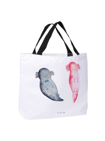 Mr. & Mrs. Panda Stofftasche Axolotl Freundin ohne Spruch in Weiß