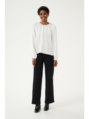 Kaffe Langarm-Bluse KAlauren Regular fit in Chalk CC