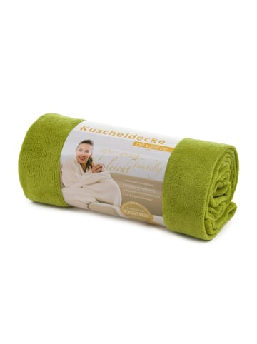 Gözze Wohndecke Kuscheldecke in limonegrün