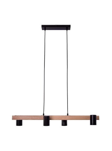 näve Pendelleuchte "FRIDA" in schwarz - (L)80 cm x (B)24 cm x (H)120 cm