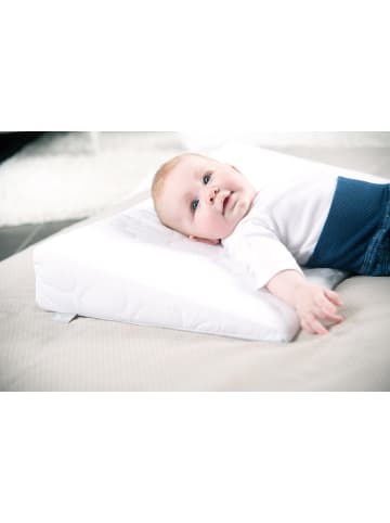 roba Atmungsaktives Keilkissen mit abnehmbarem Bezug, Rückenstützkissen 60x35 cm