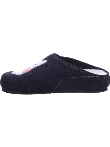 Tofee Pantoffel in schwarz