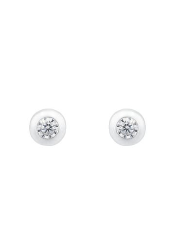 Amor Ohrstecker Silber 925, rhodiniert in Silber