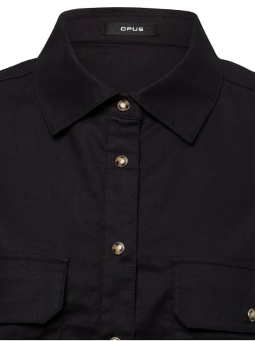 OPUS Bluse Fringo in schwarz