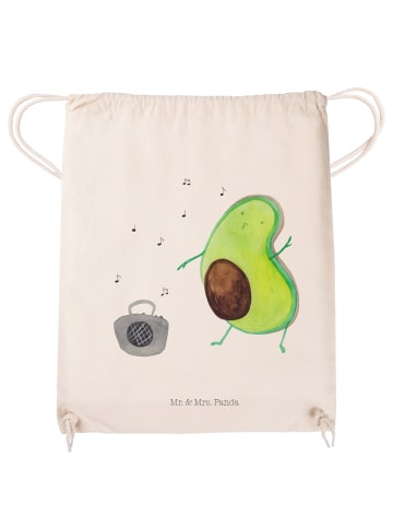 Mr. & Mrs. Panda Baumwollbeutel Avocado Tanzen ohne Spruch in Creme