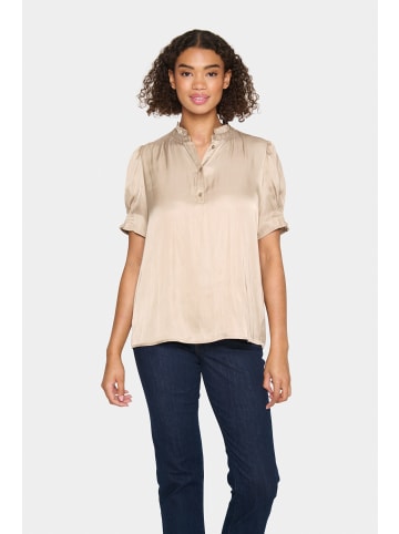 SAINT TROPEZ Langarm - Hemd VeeniSZ Gerade Passform in Dune