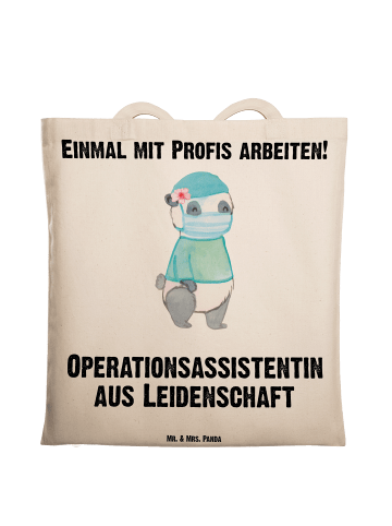 Mr. & Mrs. Panda Shopping Tasche Operationsassistentin Leidensch... in Creme