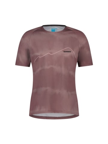 SHIMANO Short Sleeve Jersey SENTIERO in braun