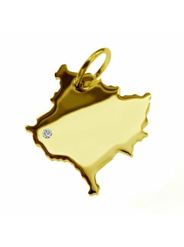Schmuckador Anhänger Kosovo in gold