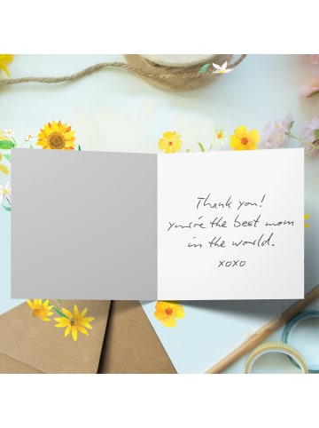 Mr. & Mrs. Panda Grußkarte Spruch Ärztin Superheld mit Spruch in Meeresbrise