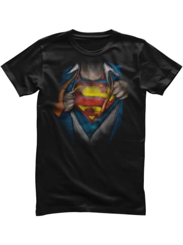 Superman T-Shirt "Superman Suit T-Shirt" in Schwarz