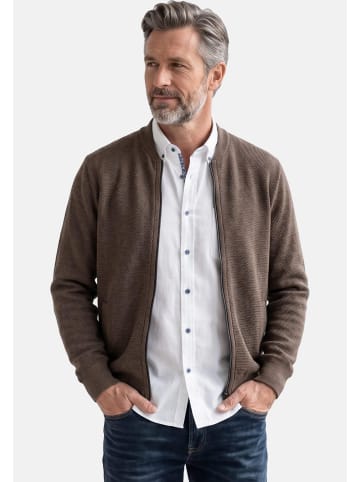 Casa moda Strickjacke Basic in Braun