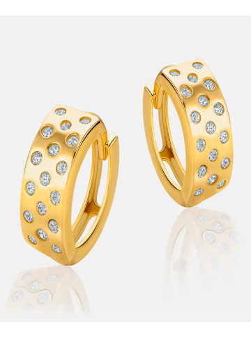 Diamant L'éternel Ohrringe aus 585 Gelbgold