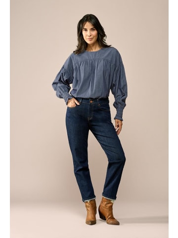 Mart Visser Caroline Tensen Winsley Bluse, mittelblauer Denim