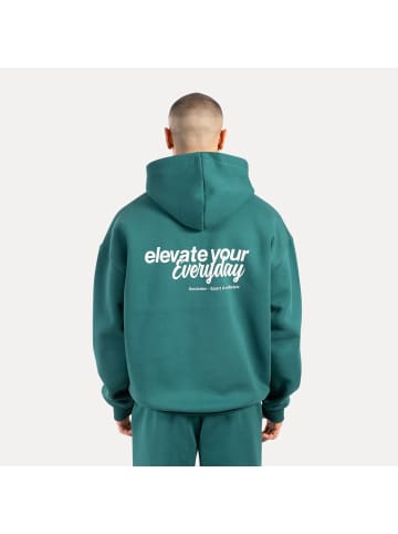 SMILODOX Hoodie Tamio in Dunkel Grün