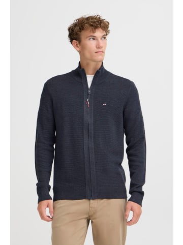 FQ1924 Strickjacke FQGRANBY STRUCTURE CARDIGAN in Blau