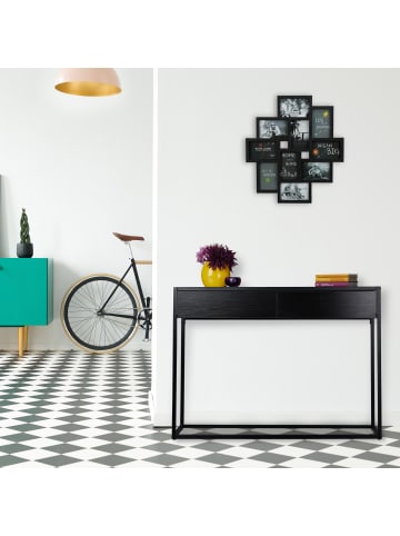Konsolentisch in Schwarz - (B)110 x (H)80,5 x (T)40 cm