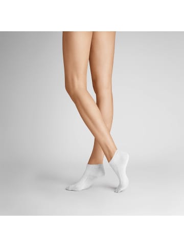 Hudson Sneakersocken Dry Cotton atmungsaktiv in White