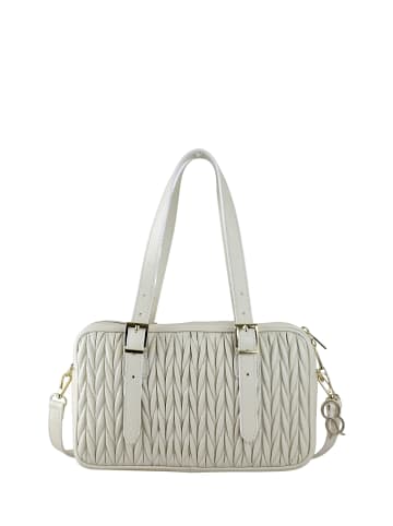 collezione alessandro Schultertasche " Handwerk " in beige