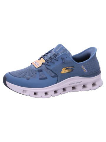 Skechers Slipper Glide-Step Pro in Blau