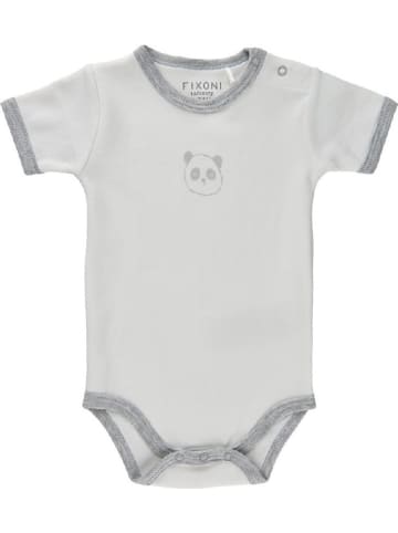 Fixoni Kinder Kurzarmbody in Grau