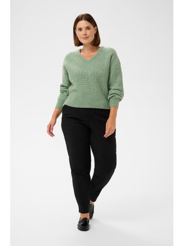 Kaffe Strickpullover KAlianne Loose fit in Sea Spray Melange